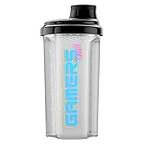 Classic Clear XL-Shaker von Gamers Only, auslaufsicher dank Drehverschluss,...