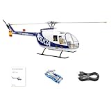 TBRICKFUNR RC Hubschrauber für Erwachsene, BO105 470 Größe 2.4G 6CH...