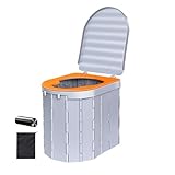 Tragbare Falttoilette, tragbare Toilette, Kompost-WC für den...