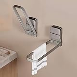 VOLDRA 1 Stück Handtuchhalter Ohne Bohren, Saugnapf Handtuchstange...