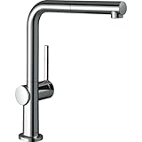 hansgrohe Talis M54 - Küchenarmatur mit Brause ausziehbar, 1 Stahlart,...