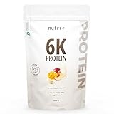 Nutri + Protein Pulver Mango Peach 1 kg - hochdosiertes Proteinpulver...
