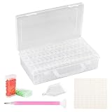 Kiperline Diamond Painting Zubehör Boxen, 64 Stück 5D Diamond Painting...