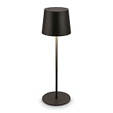 BRILONER - LED Tischlampe kabellos IP44 mit Touch, dimmbar, Akku &...