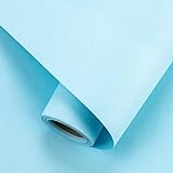 MAYPLUSS Babyblaue Kraftpapierrolle – Mini-Rolle, 43,2 cm x 10 m,...