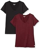 Amazon Essentials Damen Tech-Stretch-T-Shirt mit kurzen Ärmeln und...