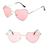 Sonnenbrille Herren Damen Fahrradbrille Herz Unisex Brille Vintage...