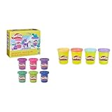 Play-Doh 6er-Pack Funkelknete, zum Kneten und Spielen für Kinder & erPack...