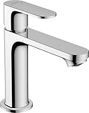 hansgrohe Waschtischarmatur Rebris S, Wasserhahn Bad mit Auslauf Höhe 110...