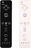 AUFGLO Wii Controller 2 Pack Wii u Remote mit Silikongehäuse und...