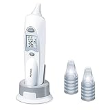 Beurer FT 58 Ohrthermometer, digitales Fieberthermometer mit...