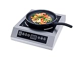 METRO Professional Induktionskochfeld GIC3140, Edelstahl/Glaskeramik,...
