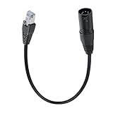 TEMOOUES Abschließbares Adapterkabel XLR5P auf RJ45, sofortige...