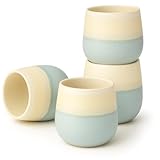 Goodwei Teebecher Set Fuji aus Keramik (4 Stück) – Japanisches...
