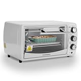 Mini Backofen 13 Liter 1200 Watt Pizzaofen 65°-230°C Timer aufklappbares...