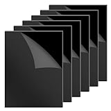 6 Stück Acrylplatte Schwarz(30x20cm), Schwarz Acrylglas Kunststoffplatten,...