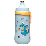 nip Kinder Trinkflasche Kids Cup ab 18 Monaten, zahnfreundliche Push Pull...