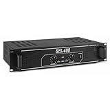 SkyTec SPL400 PA Verstärker Endstufe 400 Watt, mit 3-Band-Equalizer, 3...