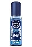 NIVEA MEN Fresh Active Deo Zerstäuber, Deodorant mit einzigartiger...