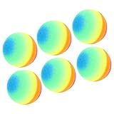 Kisangel 6 Stück Umweltfreundliche Regenbogenbälle aus PVC Robuste...