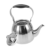 ARTSEWPLY Edelstahl Teekessel mit Schnellem Erhitzen Robuster Metallkessel...