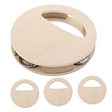 TOYANDONA 4 Stück Teiliges Diy Holz Klangspielzeug für Naturbelassene...