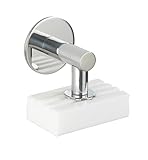 WENKO Turbo-Loc Magnet-Seifenhalter Glänzend, hochwertige Seifenablage...