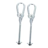 WEKAMOS Edelstahl Schaukelhaken Karabiner Outdoor Swing Connector Stabiles...