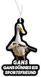 2x Duftbaum Mit Gans Dünnes Eis Sportsfreund Motiv, Duftspender,...