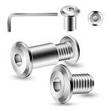 20 Stück Verbindungsschrauben M4 x 12mm, Hülsenschrauben,...