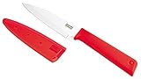 KUHN RIKON 28073 Colori+ Classic rot Rüstmesser Gemüsemesser...