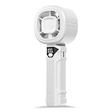 Kukiwhy Handventilator Tragbarer Mini Ventilator mit Digitalanzeige Klein...