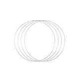 Vaessen Creative Metallringe 25 cm x 3 mm Kreis zum Basteln - 4 Stück...
