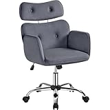 Yaheetech Bürostuhl, Ergonomischer Schminktisch Stuhl mit...