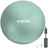 unycos - Gymnastikball 75 cm Sitzball Trainingsball für Yoga, Fitness,...