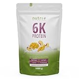 Protein Pulver Mango Peach 1kg - hochdosiertes Proteinpulver Pfirsich -...