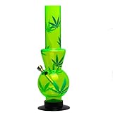 Acryl Big Bong 32cm Kunststoff Bong Rauchen Rohr für Wasser Bongs...