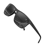 HENGOSEN Polarisierte Sonnenbrille für Herren, klassisch, Vintage,...