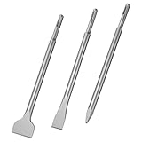 flintronic Meißel-Set SDS 3tlg, Meißel Set SDS-plus, Meißelset 22-25CM,...