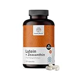 HealthyWorld® Lutein + Zeaxanthin - 120 pflanzliche Kapseln – 2...