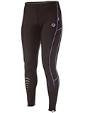 Ultrasport Damen Thermo-Dynamic lang Laufhose, black purple opulence, M