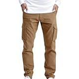 Generisch Kletterhose Herren Cargohose Cargo Wear Work 6 Hose Cargo Pocket...