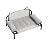 CasaNexa Erhöhtes Hundebett, 67x47x35 cm (26.4x18.5x13.8 Zoll), abnehmbar...