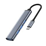 Hub USB C 3.0 auf USB Adapter mehrfachstecker 4 Port Datenhub USB Hub...