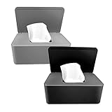 Feuchttücherbox Baby, Box für Feuchttücher, 2PCS Toilettenpapier Box,...