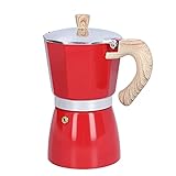 300 ml Kaffeekanne Mokka-Maker Kaffeekessel für Gasherd, elektrischer...