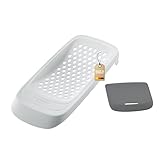 Westmark Spätzlereibe mit flexiblem Schaber, Kunststoff, Weiß/Grau,...