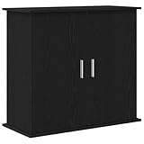 vidaXL Aquariumständer Schwarz Eichen-Optik 81x36x73 cm Holzwerkstoff,...