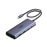 UGREEN Hub 7-IN-1 USB-C a 2*HDMI(4K@60Hz)+2*USB-A3.2+2*USB-C3.2+PD(100W)