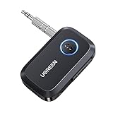 UGREEN Aux Bluetooth Adapter Auto Klinke Bluetooth 5.4 Empfänger...